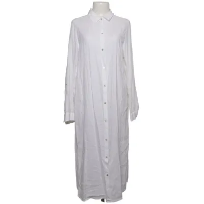 Skjortekjole (Hvid) fra Tahari Linned, Viscose