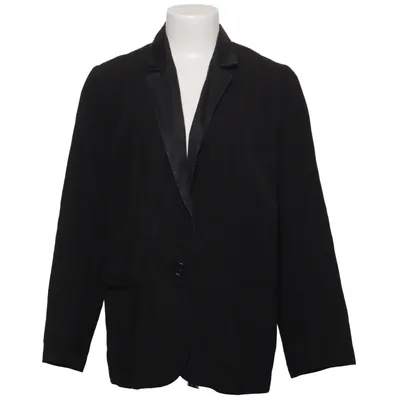 Blazer (Noir) de Rue Blanche Acétate, Coton, Laine