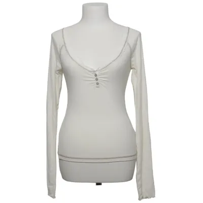Henley T-shirt (Hvid) fra BDG by Urban Outfitters Elastan, Polyester, Viscose
