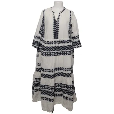 Robe (Blanc, Bleu) de Gina