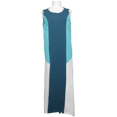 Jurk (Blauw, Groen, Wit) van Pure by Ulla Popken Elastaan, Organisch katoen