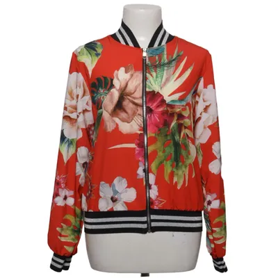 Bomberjacke (Rot, Mehrfarbig) von Twenty One Elasthan, Polyester