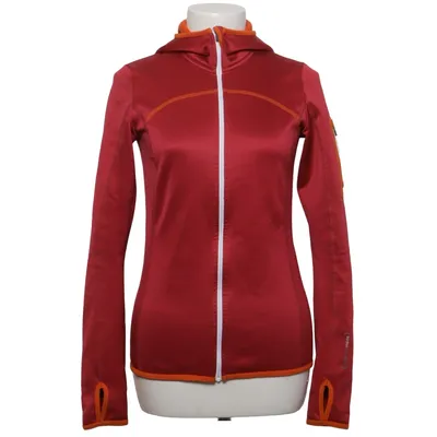 Hoodie (Red, Orange) from Ortovox Elastane, Polyester, Wool
