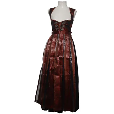 Dirndl (Rot, Schwarz, Mehrfarbig) von Nockstein Trachten Baumwolle, Polyester