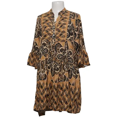 Kjole (Beige, Sort) fra KiWi Saint-Tropez Viscose