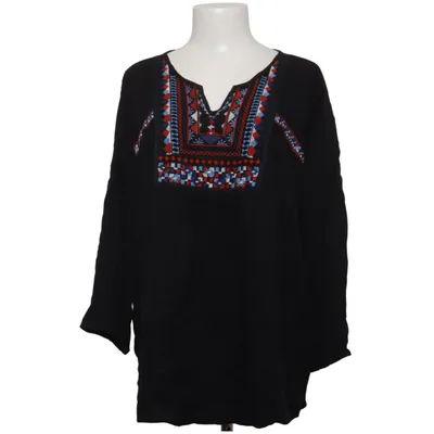 Blouse (Black, Multicolored) from Janina Viscose