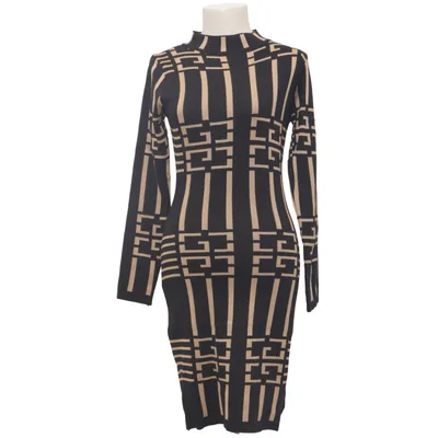 Jurk (Zwart, Beige) van Emma & Ashley Viscose