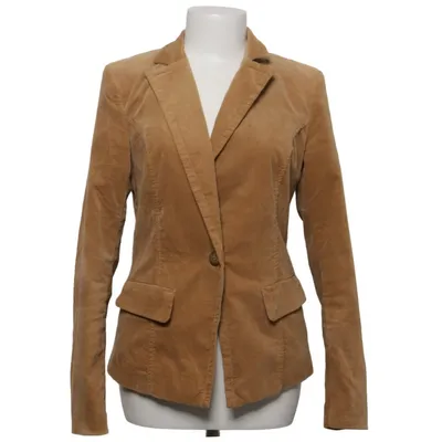 Blazer (Brown) from Promiss Cotton, Elastane, Polyester