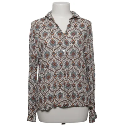 Blouse (White, Blue, Brown) from La Fée Maraboutée Viscose