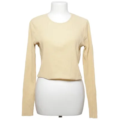 Langærmet t-shirt (Gul) fra MTWTFSS WEEKDAY Bomuld, Elastan