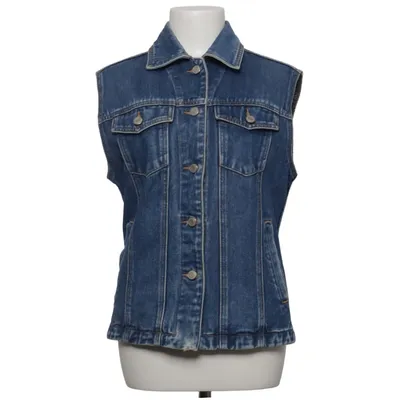 Gilet en jean (Bleu) de Jinglers Coton