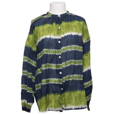 Blouse (Bleu, Vert) de Yumi Mazao