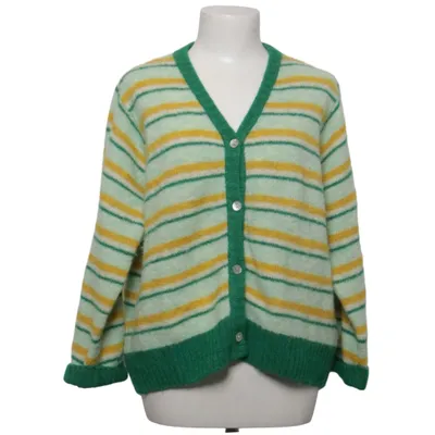 Cardigan (Groen, Geel, Wit) van American Vintage Acryl, Alpacawol, Elastaan, Polyamide