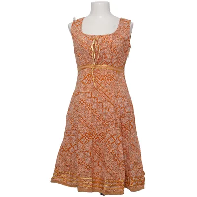 Dress (Orange, White) from Nomads Cotton