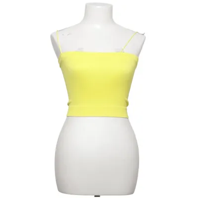 Crop top (Yellow) from Terranova Elastane, Polyester