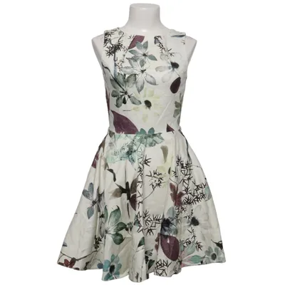 Kjole (Hvid, Flerfarvet) fra Closet London Bomuld, Elastan