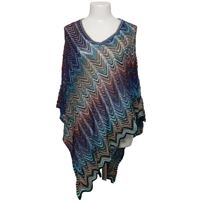 Poncho (Blue, Multicolored) from Missoni