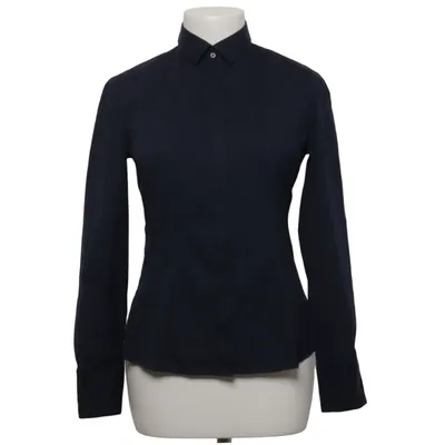 Shirt (Blauw) van Massimo Dutti Katoen, Elastaan, Polyamide