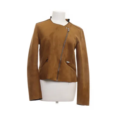 Bikerjakke (Brun) fra Jean Pascale Elastan, Polyester