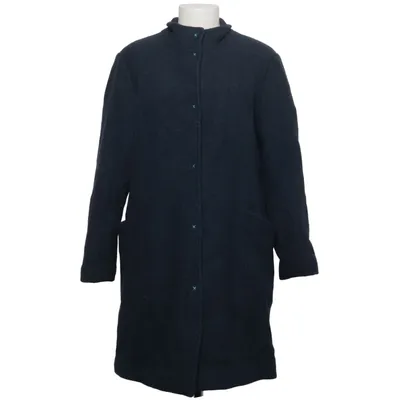 Coat (Blue) from Sorgenfri Polyester, Viscose, Wool
