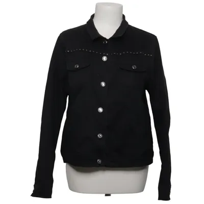 Denim jacket (Black) from Antonelle Cotton, Elastane