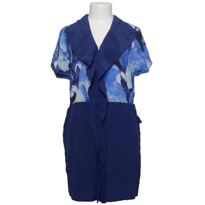 Dress (Blue, Black, White) from Escada Silk