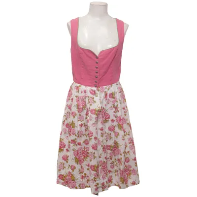 Dirndl (Rosa, Vit, Grön) från Turi Landhaus Bomull, Linne