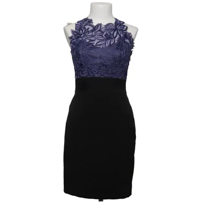 Cocktailkjole (Lilla, Sort) fra Karen Millen Elastan, Polyester, Silke