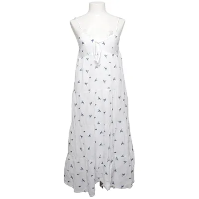 Dress (White, Blue) from Stradivarius