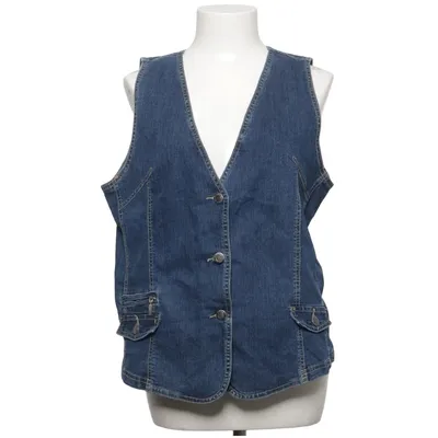Denim vest (Blue) from Amalia Cotton, Elastane
