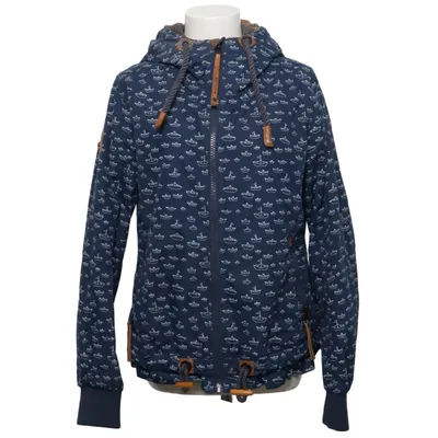 Jacket (Blue, White) from Naketano Cotton, Polyamide, Polyester