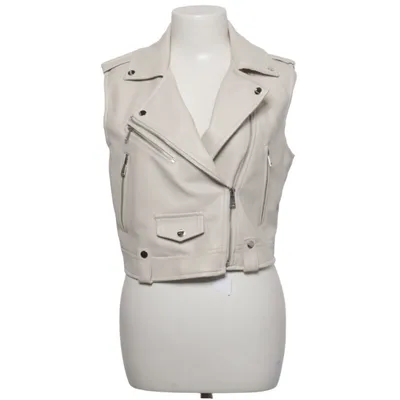 Biker vest (Beige) from Stradivarius Polyurethane