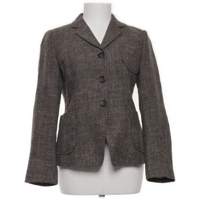 Blazer (Marron) de Strenesse Gabriele Strehle Acétate, Lin, Viscose, Laine