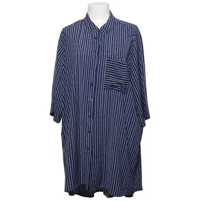 Blouse (Blue, White) from AnnaLisa Polyester