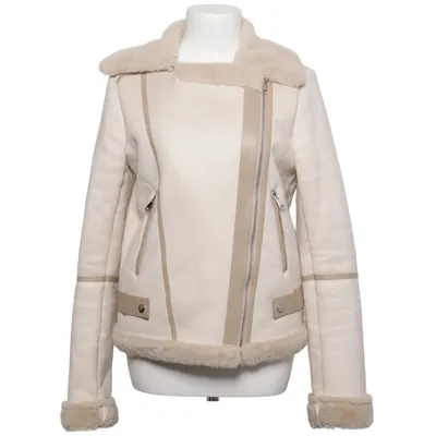 Shearlingjakke (Beige) fra Fashion Union Polyester