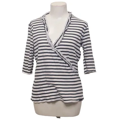Blouse portefeuille (Noir, Blanc) de Marc Cain Coton, Élasthane