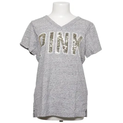 T-shirt (Grau) von Pink Victoria's Secret Baumwolle