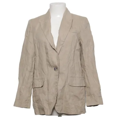 Blazer (Beige) from Zara Linen