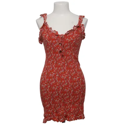 Dress (Red, Multicolored) from Japna Viscose