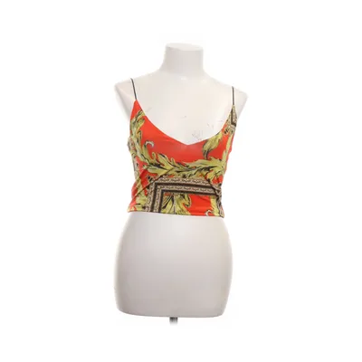 Crop top (Red, Multicolored) from Urban Renewal Elastane, Polyester