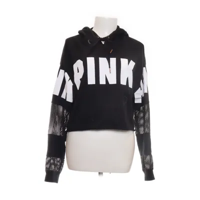 Huvtröja (Svart, Vit) från Pink Victoria's Secret Bomull, Polyester
