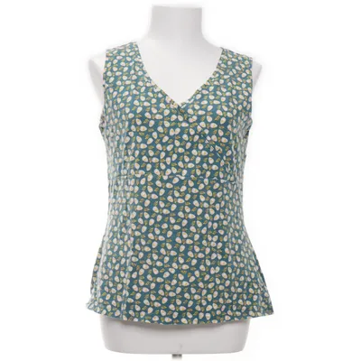 Top (Green, Multicolored) from Qiero Cotton, Elastane