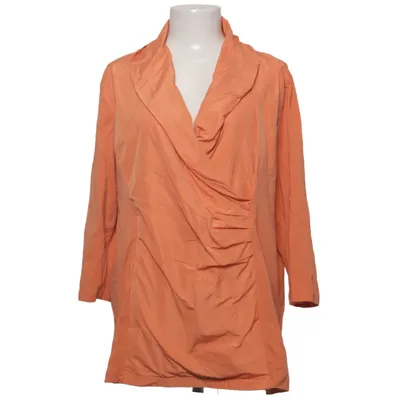 Blouse portefeuille (Orange) de Gina Laura Collection Coton, Élasthane, Polyester