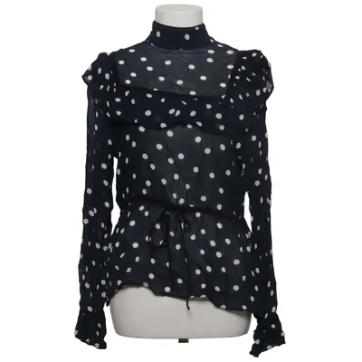 Blouse (Blue, White) from Ganni Viscose