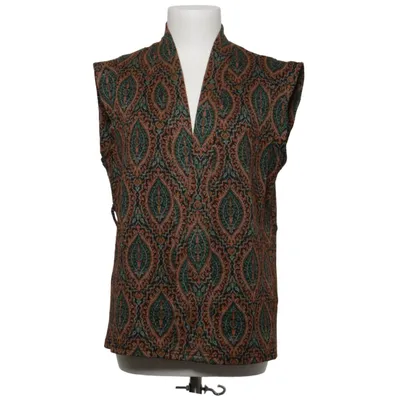 Top (Orange, Grøn, Sort) fra Geisha Elastan, Polyester, Viscose