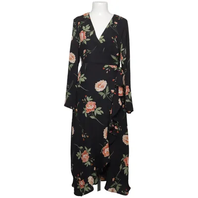 Omlottklänning (Svart, Flerfärgad) från Fashion Union