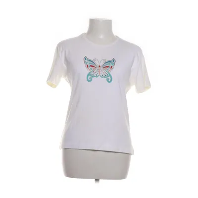 T-shirt (Wit, Meerkleurig) van Adessa Katoen