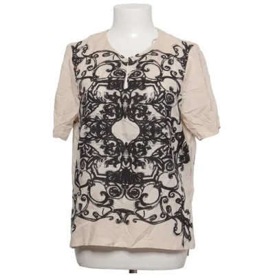 Blus (Beige, Svart) från Indiska Viskos
