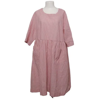 Klänning (Röd, Vit) från Zanzea Collection Bomull, Polyester