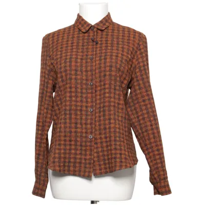 Flannel shirt (Brown, Multicolored) from World Polyester